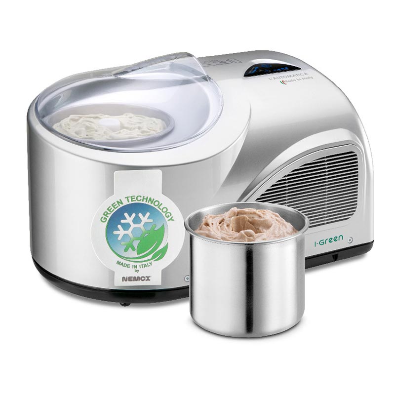 Nemox Gelato NXT1 L’Automatica i-Green Dondurma ve Sorbe Makinesi, Gümüş Gri — Nemox