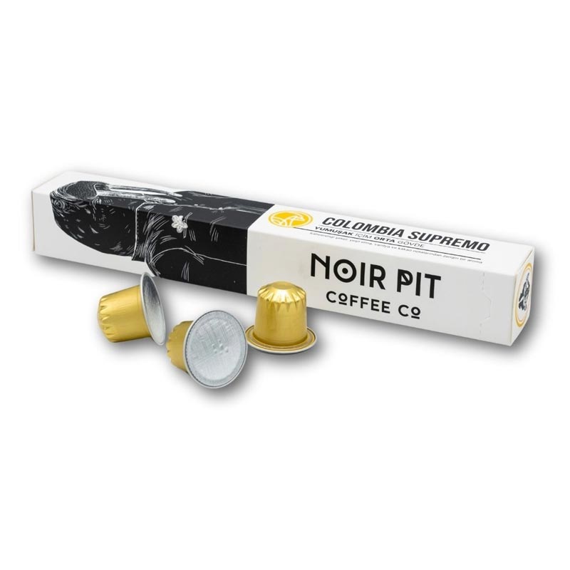 Noir Pit Colombia 10 Adet Kapsül Kahve — Noir Pit