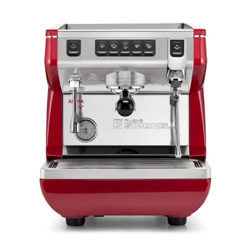 Nuova Simonelli Appia Life Espresso Kahve 1 Makinesi Gruplu Kirmizi