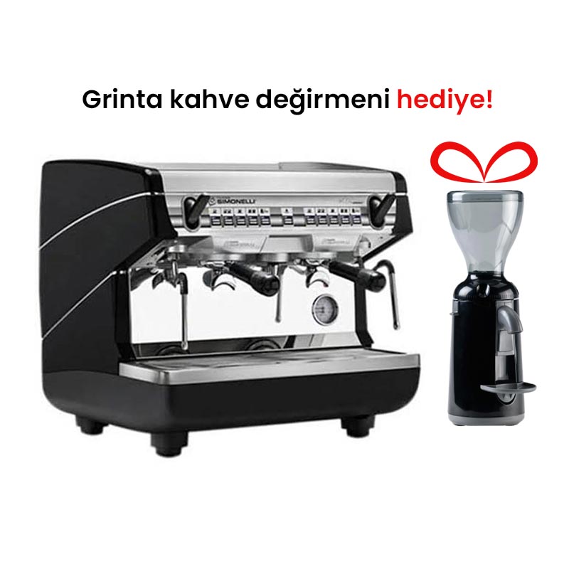 Nuova Volumetrica Compact Kahve Makinesi 2 Gruplu Simonelli Appia