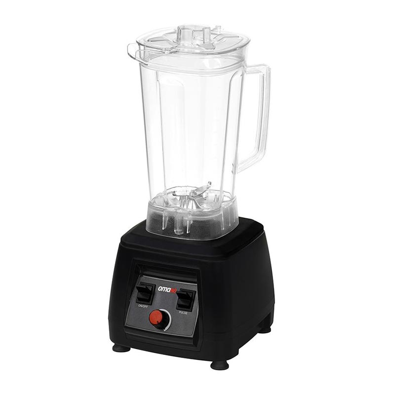 Omake BLE02.E11 Manuel Bar Blender, Şeffaf Kapak, 3 L, 2200 W, Siyah — Omake