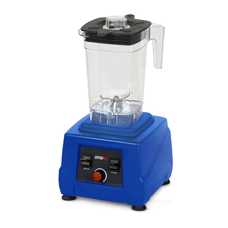 Omake BLE15.E11 Buz Kırıcı Manuel Bar Blender, 2 L, 2200 W, Mavi — Omake
