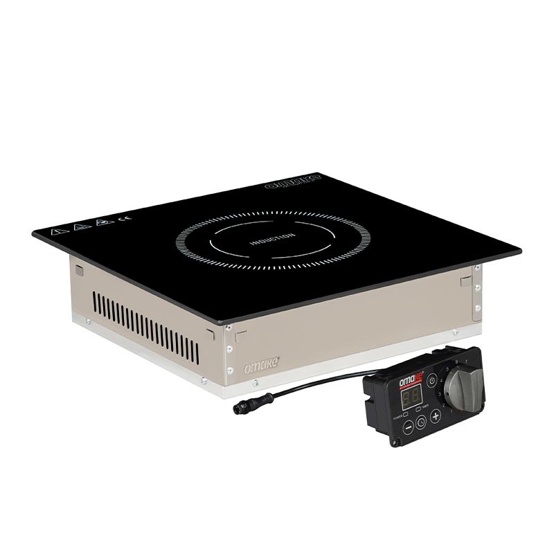 Omake IND02.I15 Cam Yüzeyli Ankastre İndüksiyon Ocak, 2500 W, Elektrikli — Omake