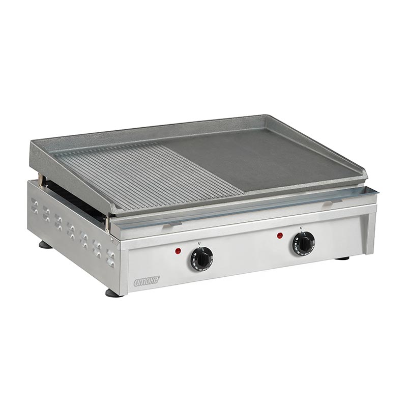 Omake IZG02.E11 Z5F Döküm Pleyt Izgara, 60 cm, Elektrikli — Omake