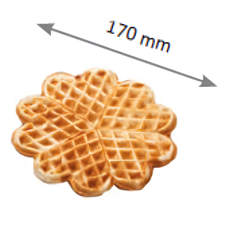 Omake WFL11.KLP Kalp Waffle Kalıp Takımı — Omake — Görsel 2