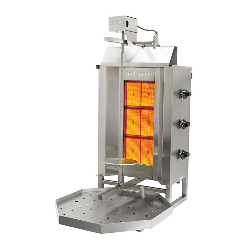 Oztiryakiler Ustten Motorlu Doner 3gd Ocagi Gazli Model