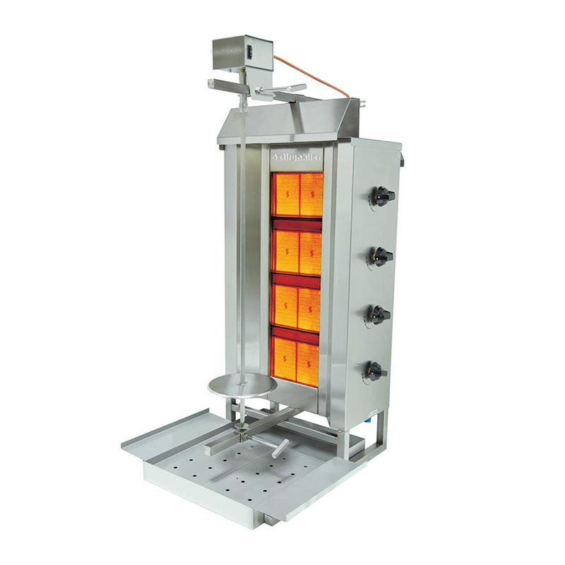 Oztiryakiler Motorlu Doner Ocagi 4gd Gazli Model Ustten