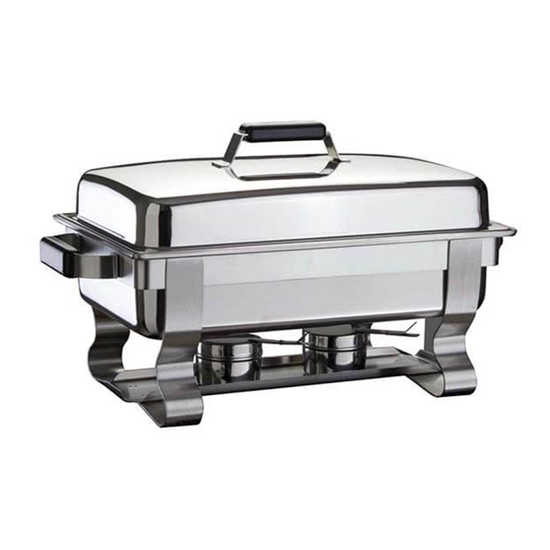 Oztiryakiler Kizakli Chafing Dish 1 35x64 Cm GN-1 Jel Yakitli Ayakli