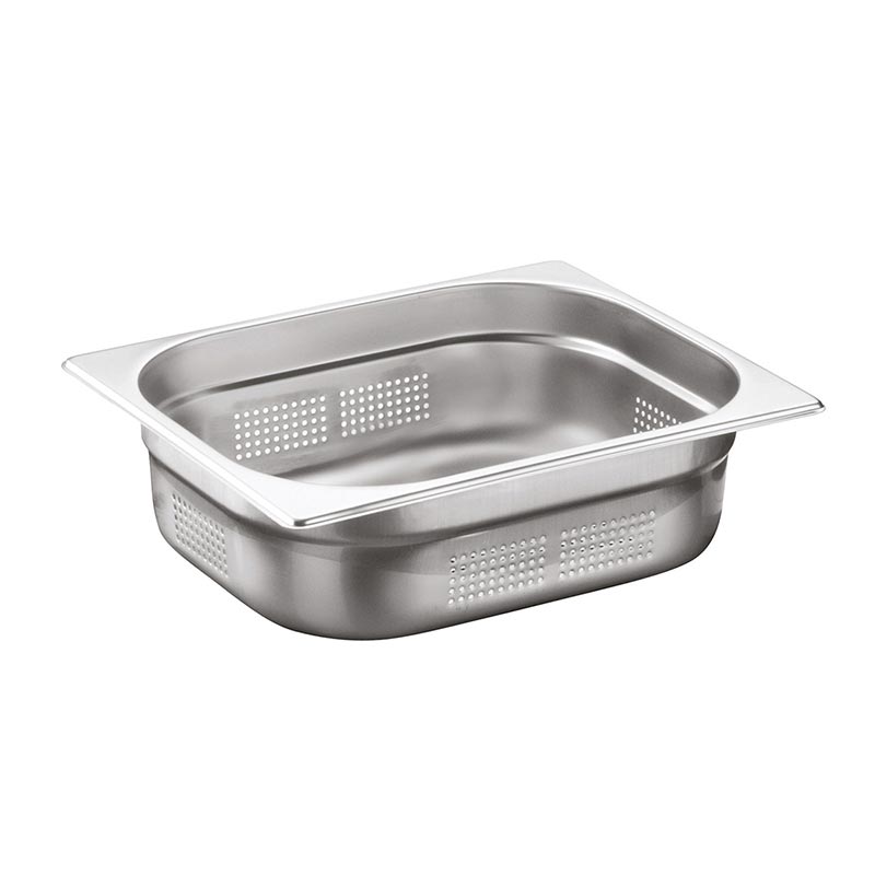 Öztiryakiler GN 1/2-65 mm Delikli Gastronorm Küvet — Öztiryakiler