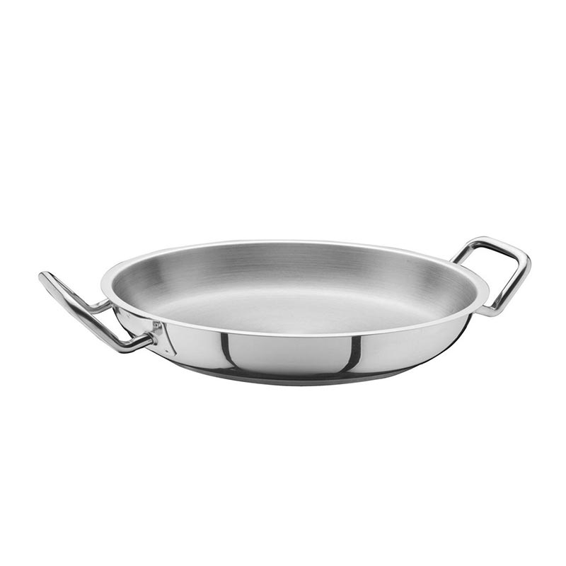 Oztiryakiler Uyumlu Cift Sapli TAVA-40 Cm Parlak ınduksiyon