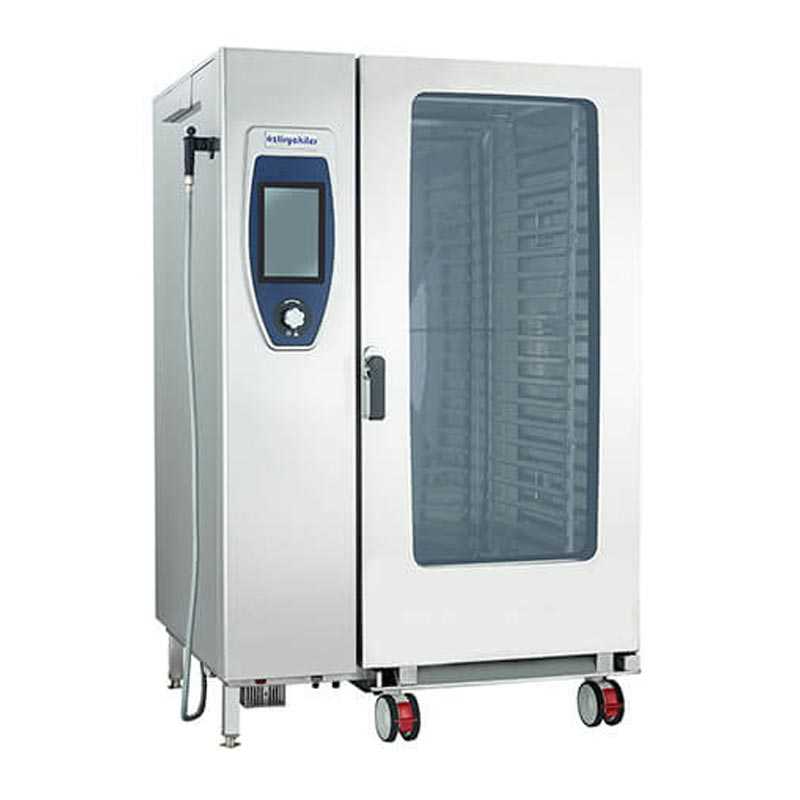 Oztiryakiler Kit Arabali Elektrikli Konveksiyonlu Kombi Fırın 1 GN-2 20 Tepsi Kapasiteli