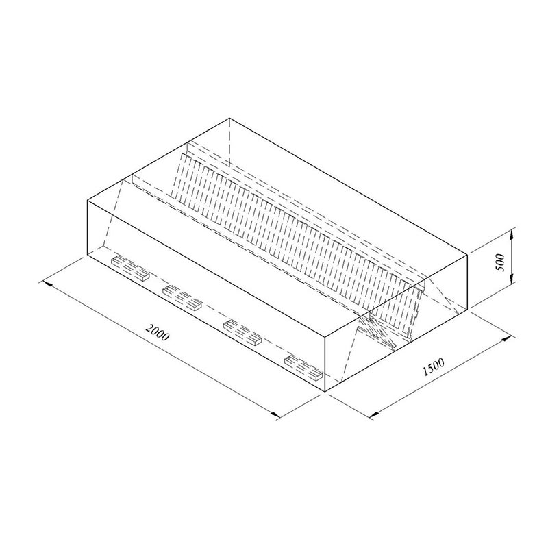 Oztiryakiler Tip Filtreli Cift Cidar 200x150 Davlumbaz Cm Orta