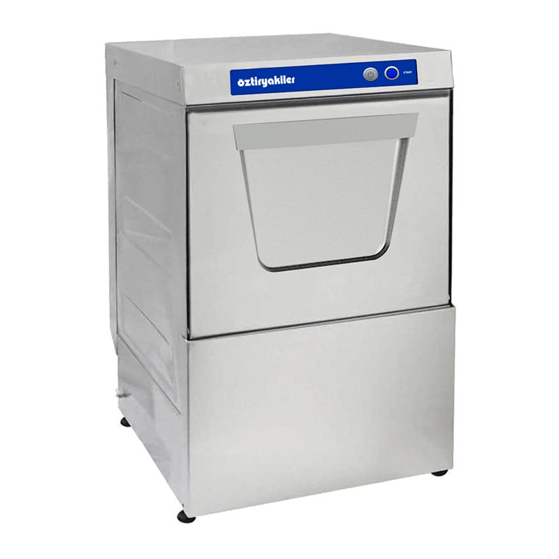 Oztiryakiler Parlatici Deterjan Tahliye Pompalı Bardak Yıkama 40x40 Makinesi Cm Sepetli