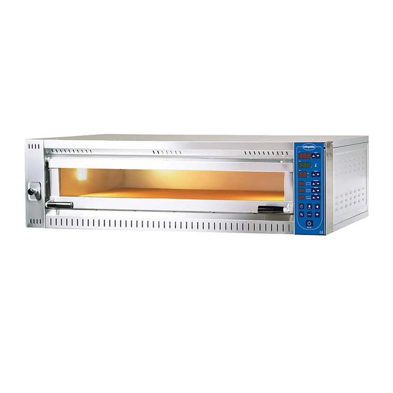 Öztiryakiler PROFI 10570 E 34 cm x 6 Pizza Kapasiteli Tek Katlı Pide Pizza Lahmacun Fırını — Öztiryakiler