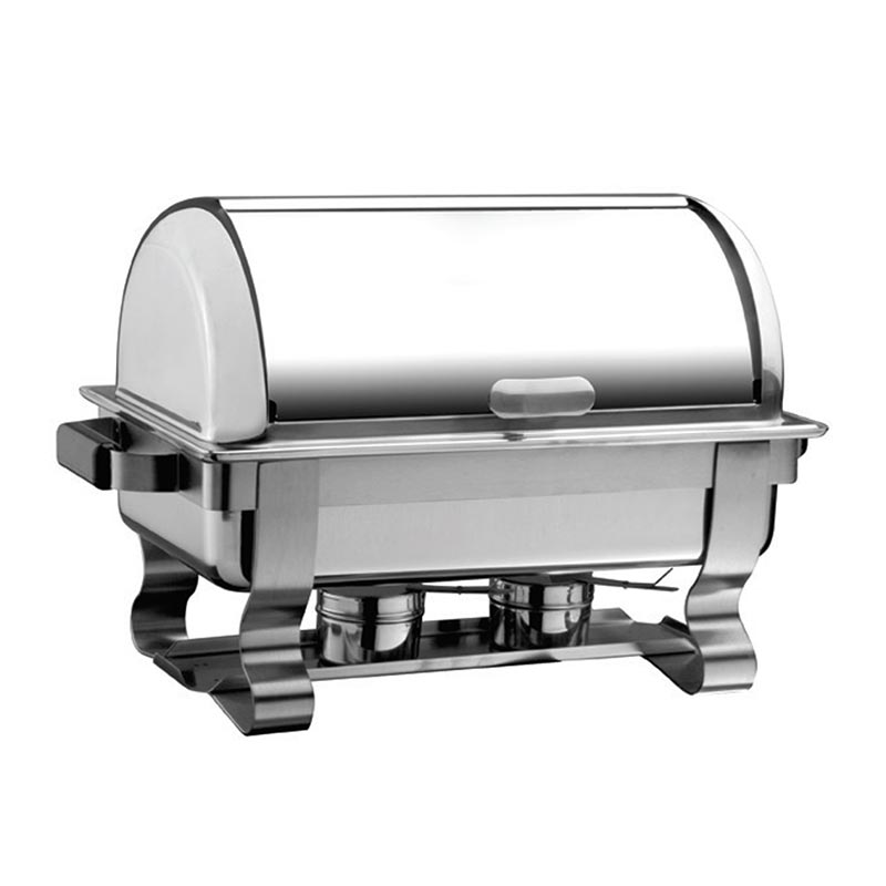 Oztiryakiler Kizakli Chafing Dish Was Ayak Rolltop Kapakli Elektrikli