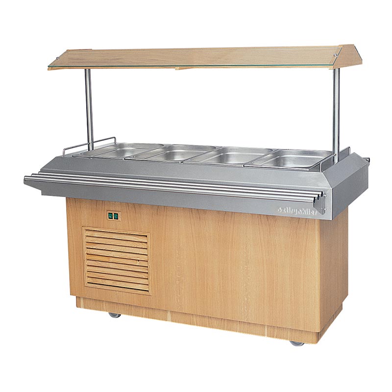 Oztiryakiler Saladbar 1 1 4 Gn Ceviz Elektrikli