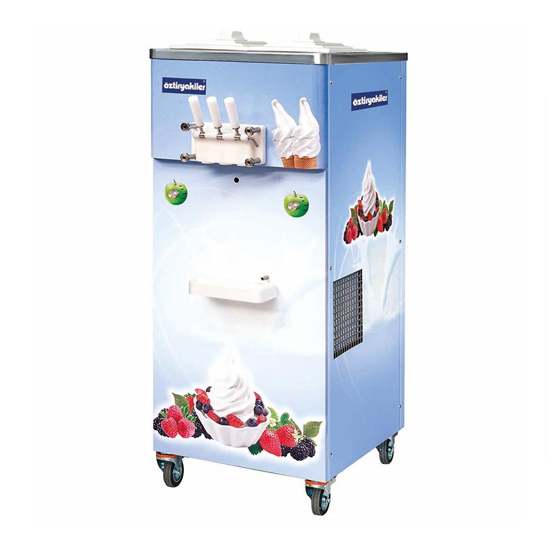 Öztiryakiler Set Üstü Dondurma ve Frozen Yoğurt Makinesi, 15+15 L — Öztiryakiler