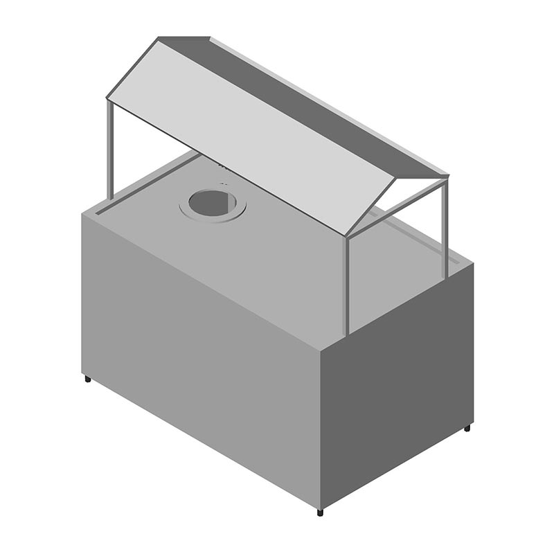 Oztiryakiler Bulaşık Alma Bankosu 160x110 Cm Siyirma Hunili