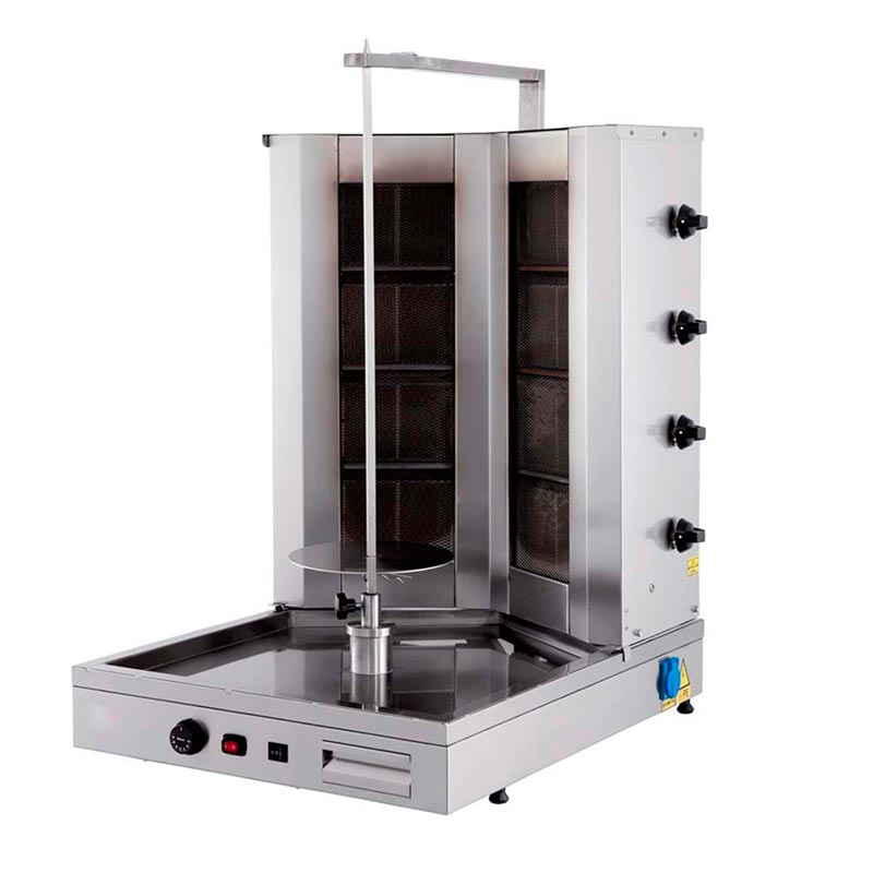 Oztiryakiler Alttan Motorlu Doner Ocagi 8 V Radyanli Gazli Tipi