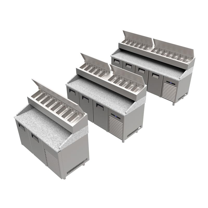 Portabianco Make Up Buzdolabi Mermer Tablali 4 4n70 Kapili Sbm E