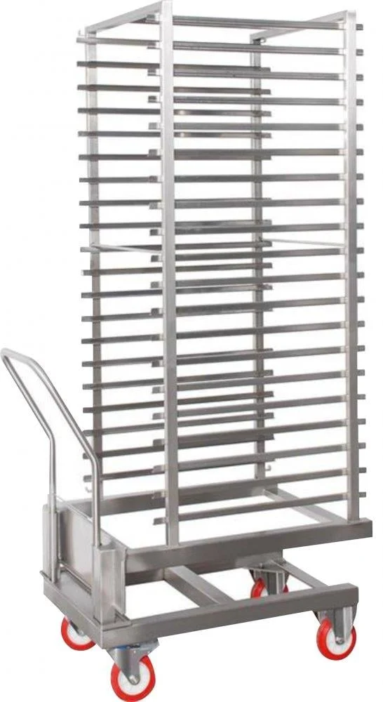 Pimak Tepsi Taşıma Raf + Araba 40 Tepsi 115 x 91 x 74,5 (cm) — Pimak