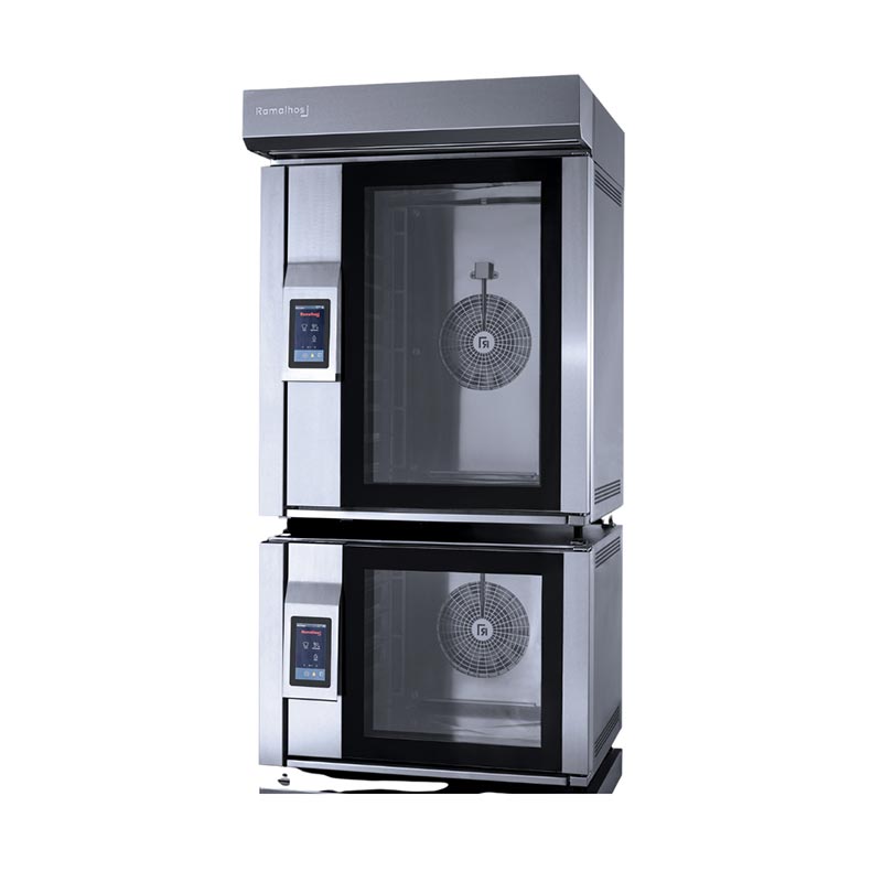 Ramalhos Turboram Touch Alt Standli Davlumbazli Ve Temizleme Kitli Konveksiyonlu 60x80 CM-5 Tepsili Fırın