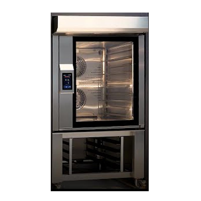 Ramalhos Alt Standli Davlumbazli Ve Temizleme Kitli CM-10 Tepsili Konveksiyonlu 60x40 Fırın Turboram Touch