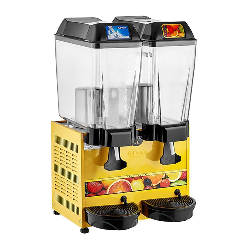 Remta Serbet Ve Ayran Sogutucu 2 Hazneli 20 ST-13 20 L Sari