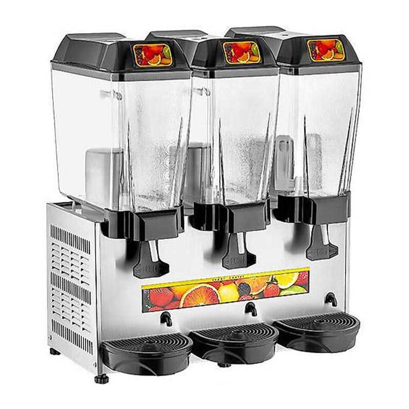 Remta 3 Hazneli Serbet Serbet Serbet 20 20 20 L Metalik ST-16 Serbet Sogutucu Gri