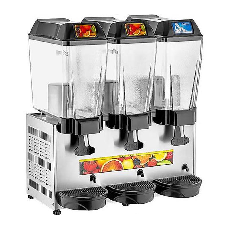 Remta Serbet Serbet Gri Ayran Sogutucu 3 Hazneli 20 20 ST-17 20 L Metalik