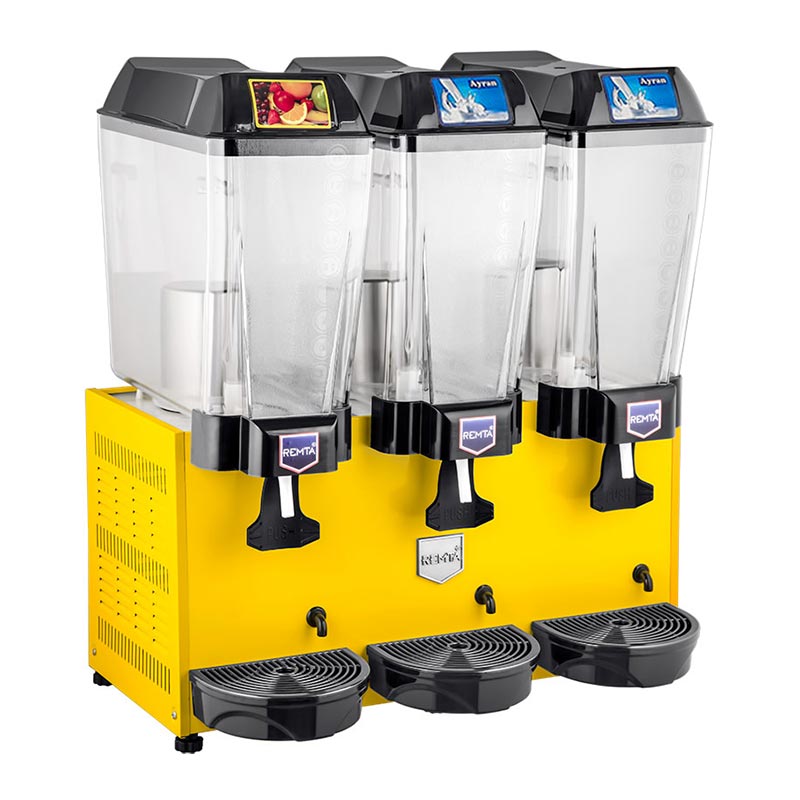 Remta Serbet Sogutucu 3 Hazneli Serbet Ayran Ayran 20 20 ST-19 20 L Sari