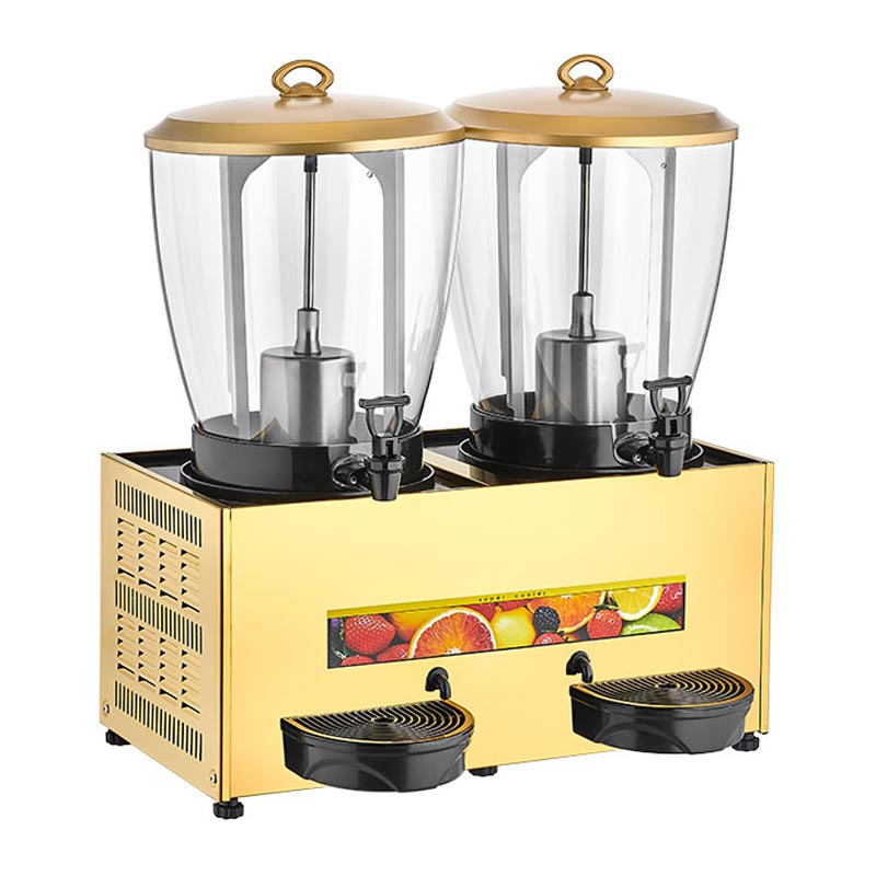 Remta Ve Ayran Sogutucu 2 Hazneli Serbet Ayran 21 21 L ST-29 Gold Elegance Serbet