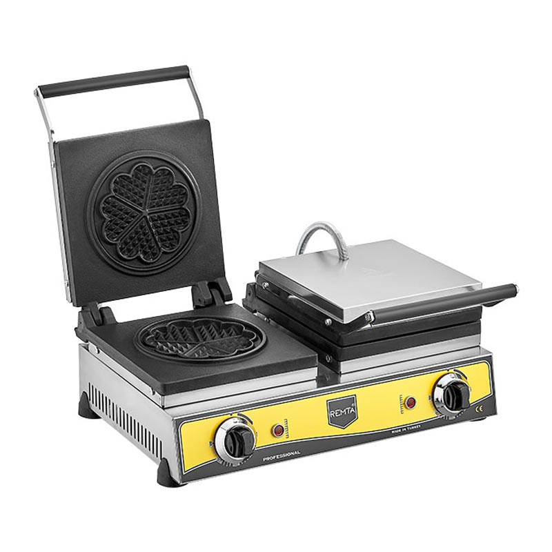Remta Cicek Model Waffle Makinesi 16 W13 Cm Ciftli Elektrikli