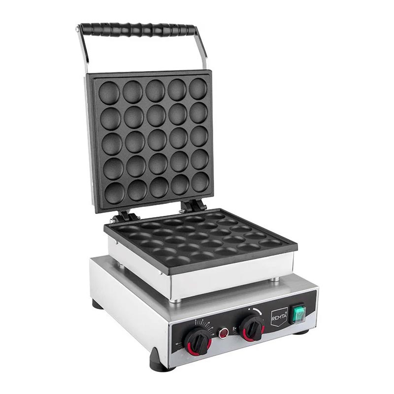 Remta Bubble Waffle Elektrikli Makinesi 25 W22 Li Yuvarlak Kapakli