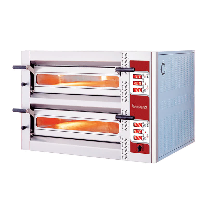 Rinnova 4 4 Elektrikli Pizza Kapasiteli Elektronik Kontrollu Cift Katli Pizza 35 Fırıni Cm X