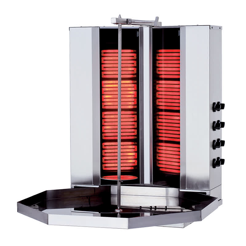 Rinnova Doner Ocagi 4 4 Radyanli Motorsuz Camli Klg161v V Model Elektrikli