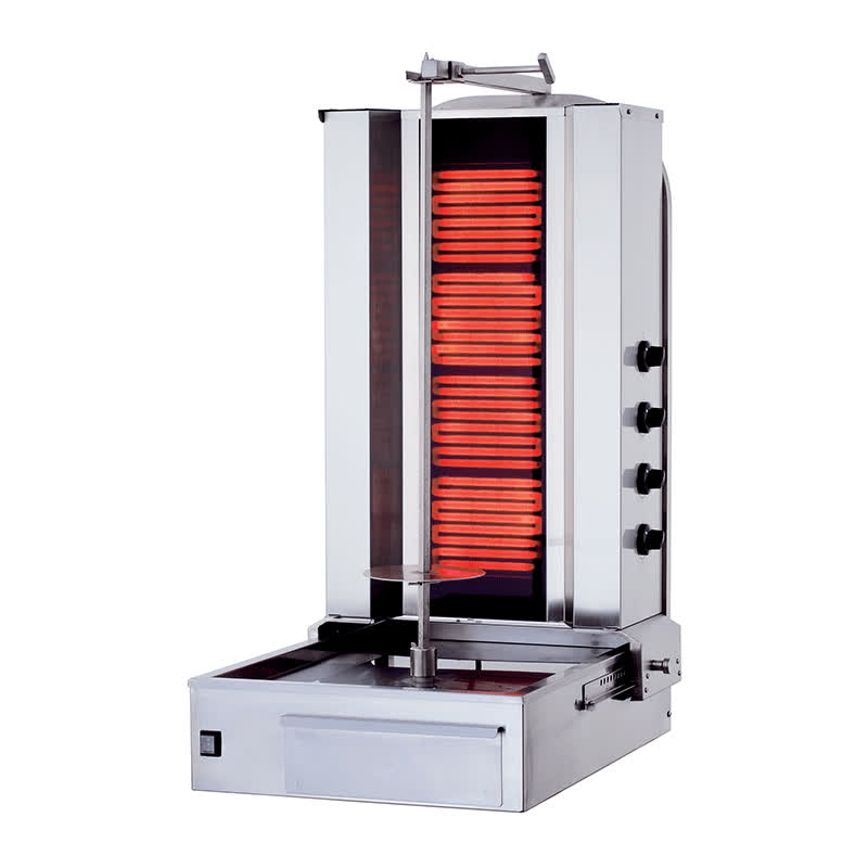 Rinnova 4 Radyanli Elektrikli Alttan Motorlu Hareketli Govde KLG-171 Camli Doner Ocagi