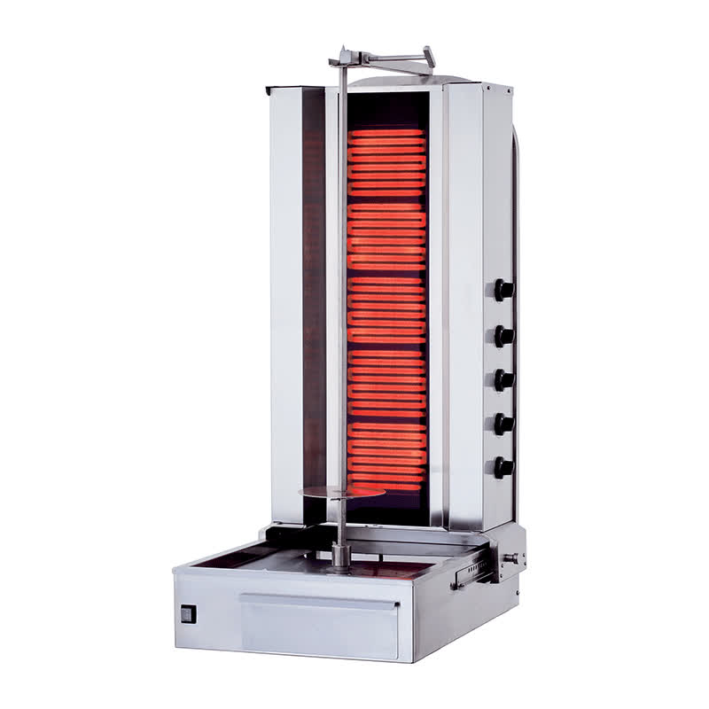 Rinnova 5 Radyanli Elektrikli Alttan Motorlu Hareketli Govde KLG-172 Camli Doner Ocagi