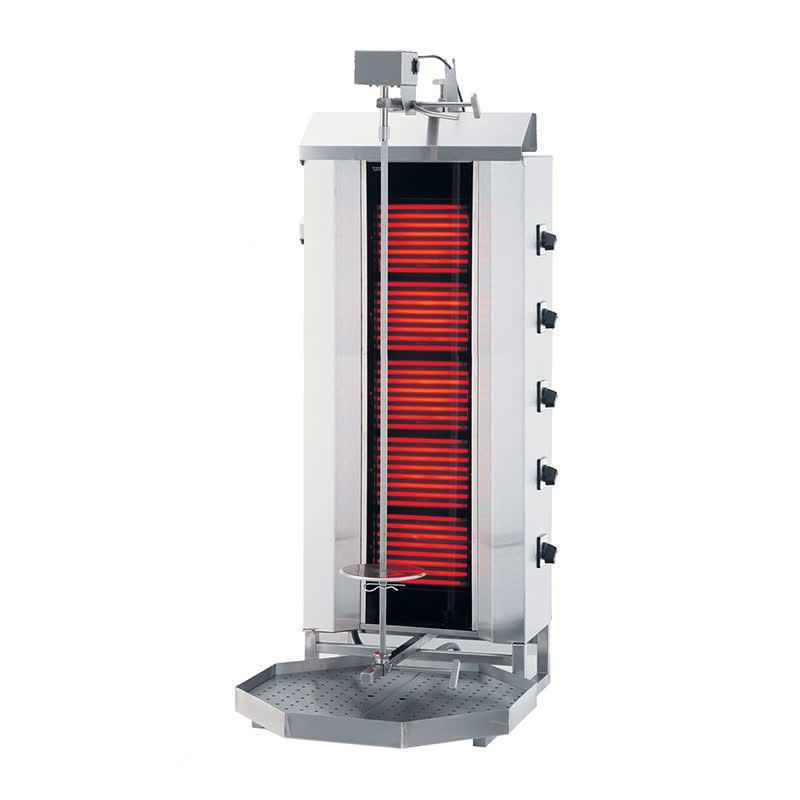 Rinnova Doner Ocagi Elektrikli 5 Radyanli KLG-232 Ustten Motorlu Camli