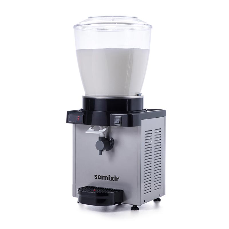 Samixir Panaromik Kopuklu Ayran Dispenseri 22 KAM-22 L ınox Dijital