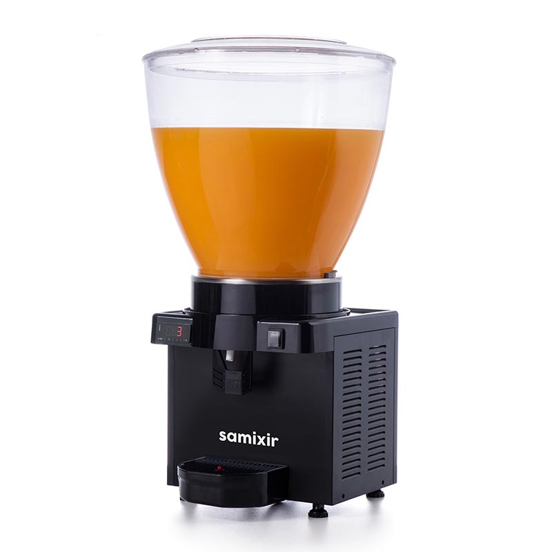 Samixir ıcecek Dispenseri 40 L Panaromik M40 Soguk Dijital Siyah
