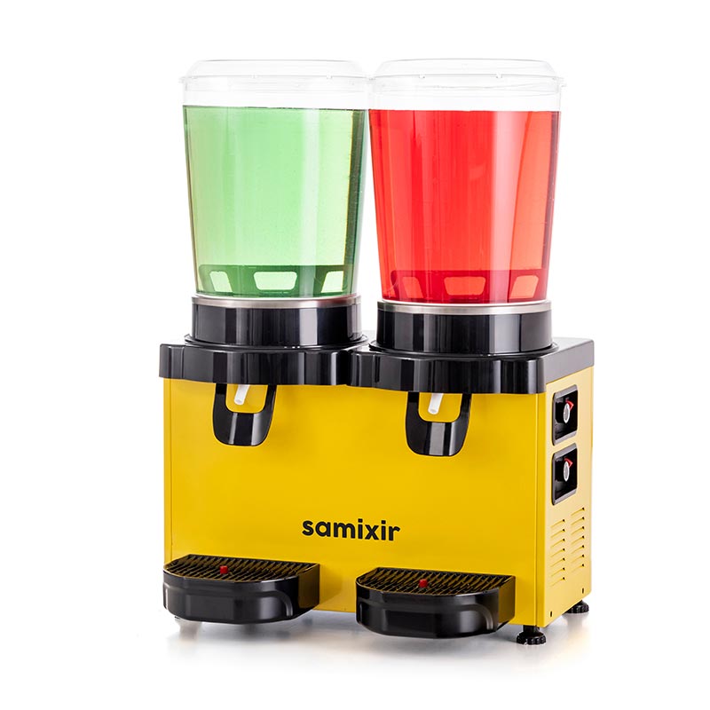 Samixir Twin Soguk ıcecek Dispenseri 10 L 10 MM-20 L Sari Panaromik