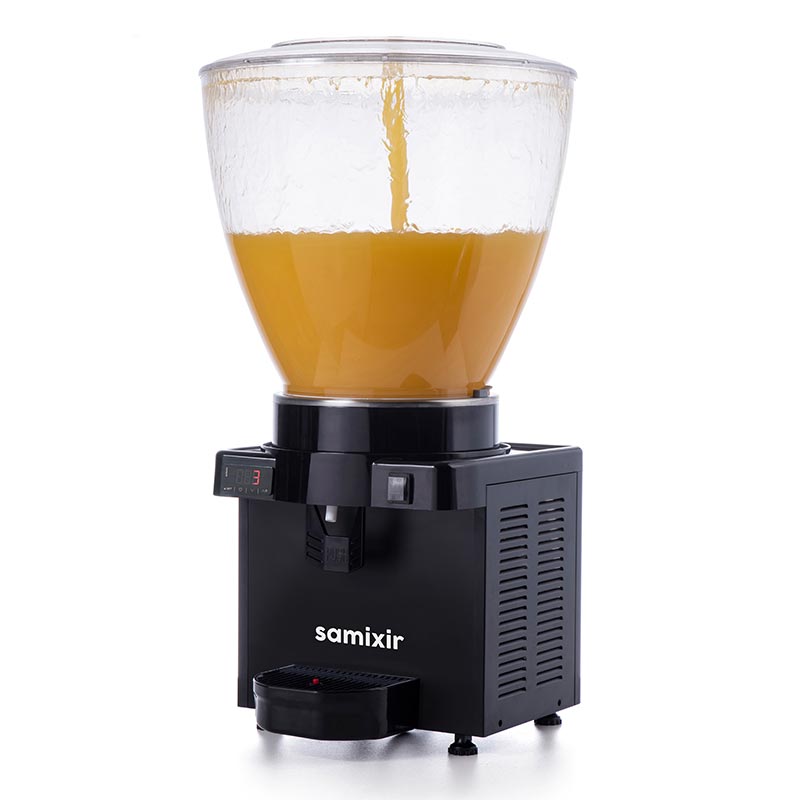 Samixir ıcecek Dispenseri 40 L Panaromik S40 Soguk Dijital Siyah