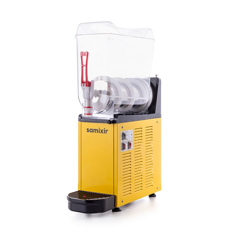 Samixir SLUSH12 Mono Ice Slush Granita Milkshake ve Soğuk Meyve Suyu Dispenseri, 12 L, Sarı — Samixir — Görsel 2