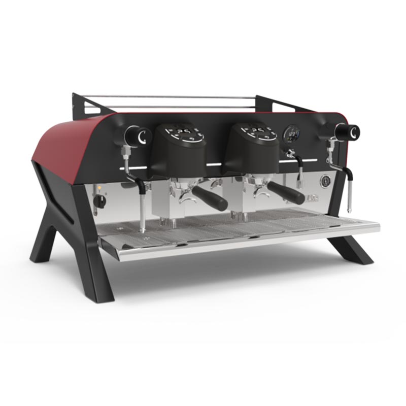 Sanremo Sb Tam Espresso Kahve Makinesi 2 F18 Gruplu Kirmizi Otomatik