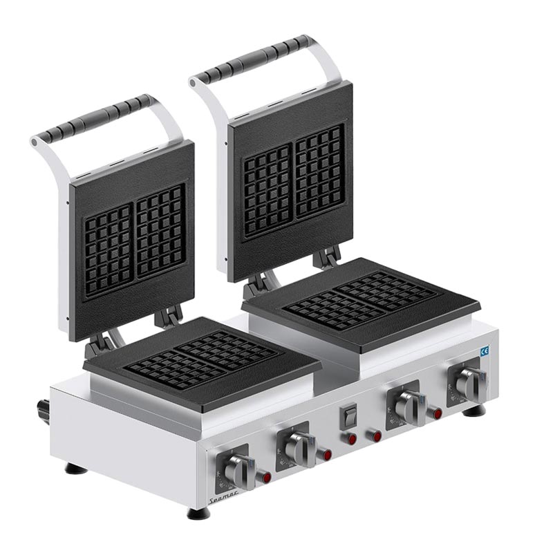 Seamac Ciftli Waffle Elektrikli WFC-2 Makinesi Kare Model