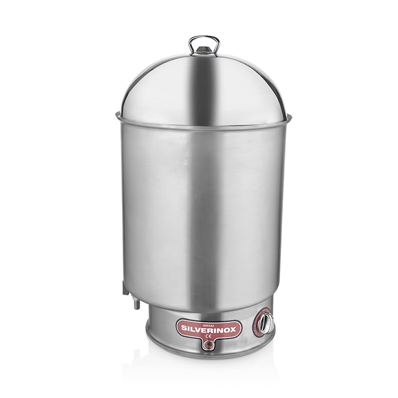 SilverInox 2046 Mısır Haşlama Kazanı, Elektrikli, 23 L — SilverInox