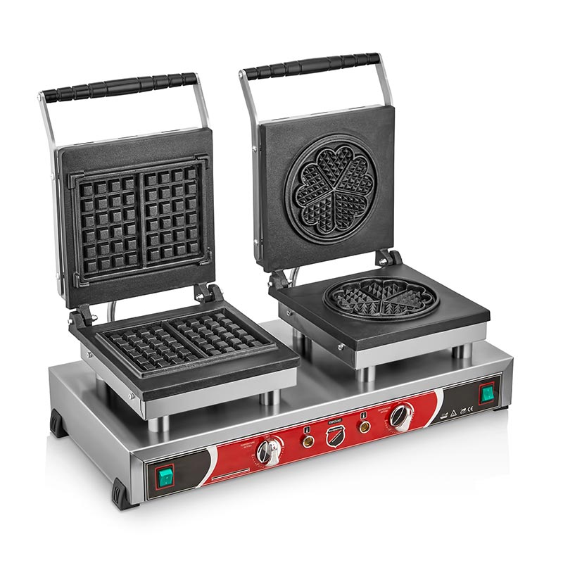 Silverinox Kare Model Waffle Makinesi 2148ck Ciftli Cicek Elektrikli