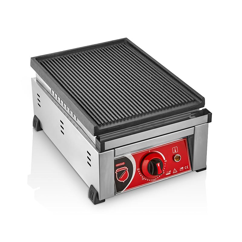 SilverInox 2149 Döküm Izgara, 30 cm, Elektrikli — SilverInox