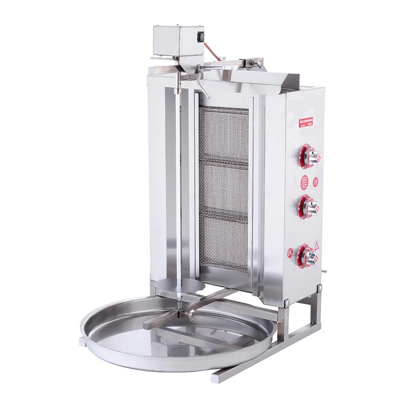 Silverinox Motorlu Doner Ocagi 3 Radyanli Lpg 2165 Li U3l Ustten